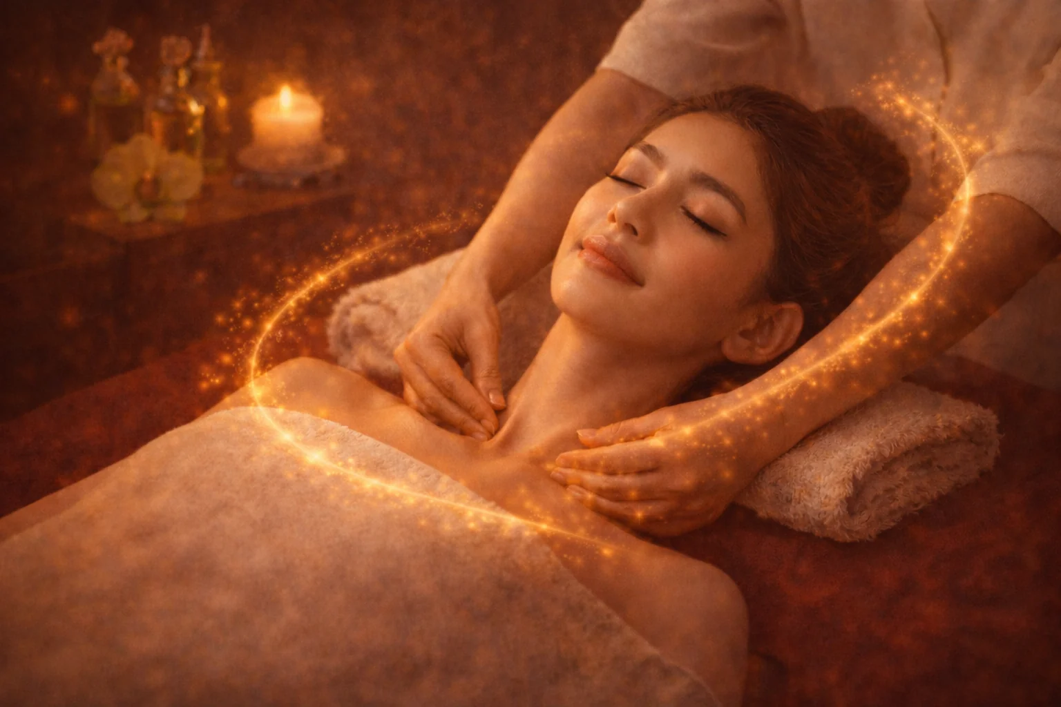 Soin de drainage lymphatique pratiqué en institut